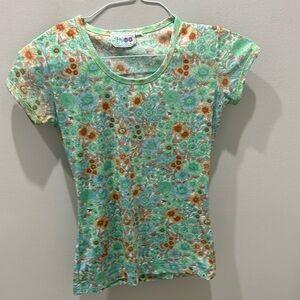 Vintage 70s Huk A Poo Girl’s Short Sleeve Top. Size M